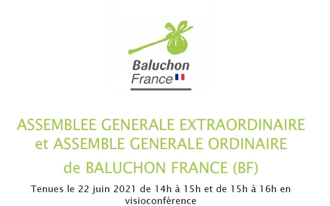 Tenue de l’Assemblée Générale de Baluchon France
