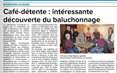 ADMR 52 dans le Journal de la Haute-Marne